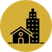 Residential and commercial moving services icon